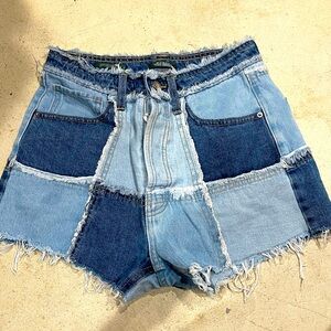 Wild Fable 2 tone denim shorts size 0